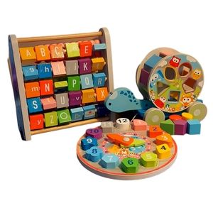 J'adore Montessori wodden play set